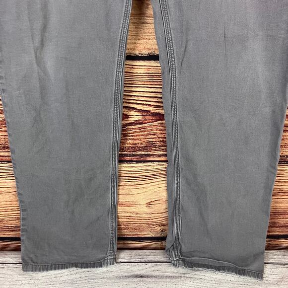 Carhartt Relaxed Fit Gray Denim Work Jeans - Picture 7 of 8